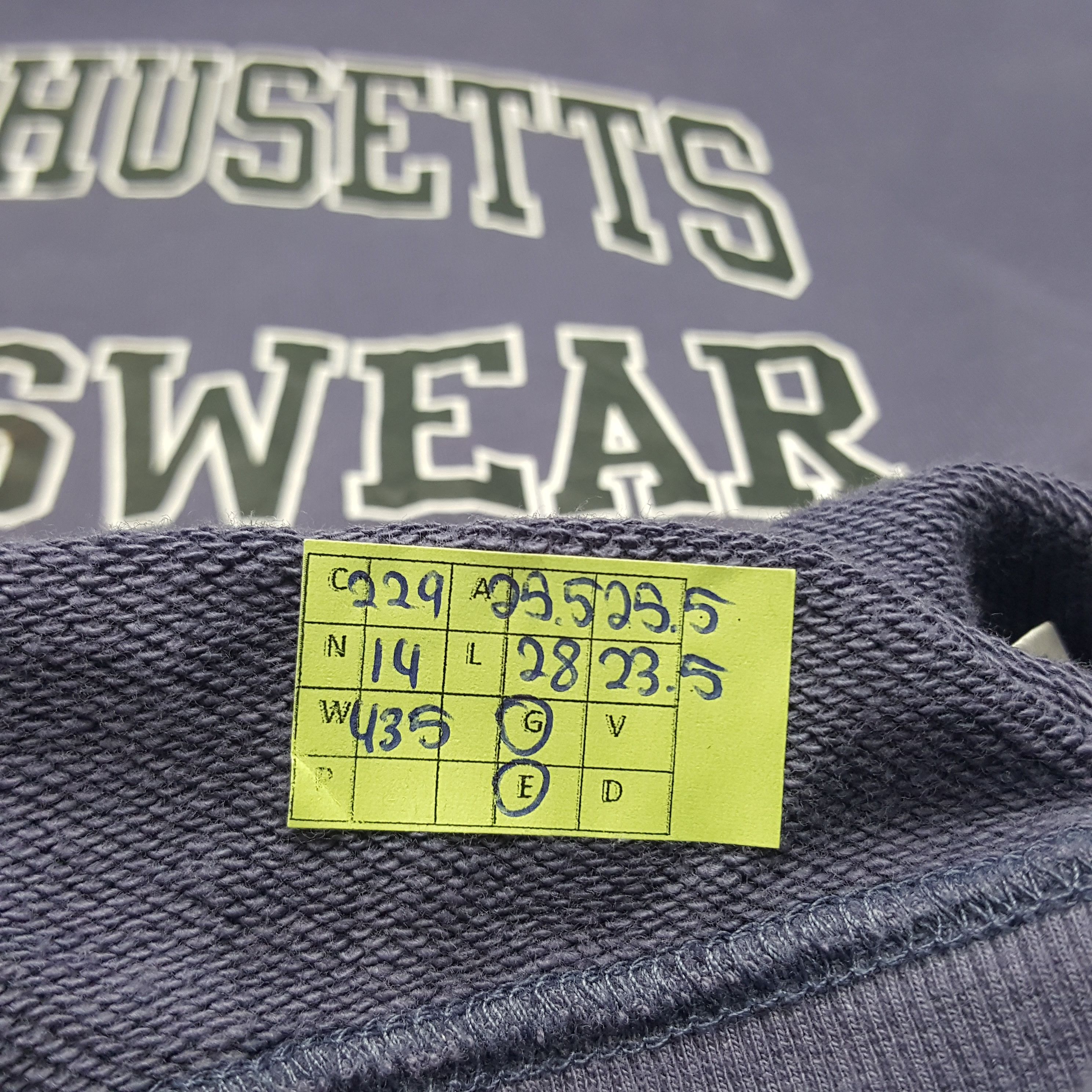 Vintage Vintage Massachusetts Sportswear University Sweatshirts Size US XL / EU 56 / 4 - 8 Thumbnail