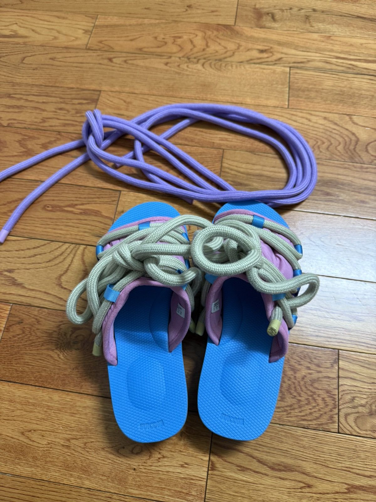 KidSuper × Suicoke Kidsuper x Suicoke Collaboration Pink and Blue Size US 9 / EU 42 - 8 Thumbnail