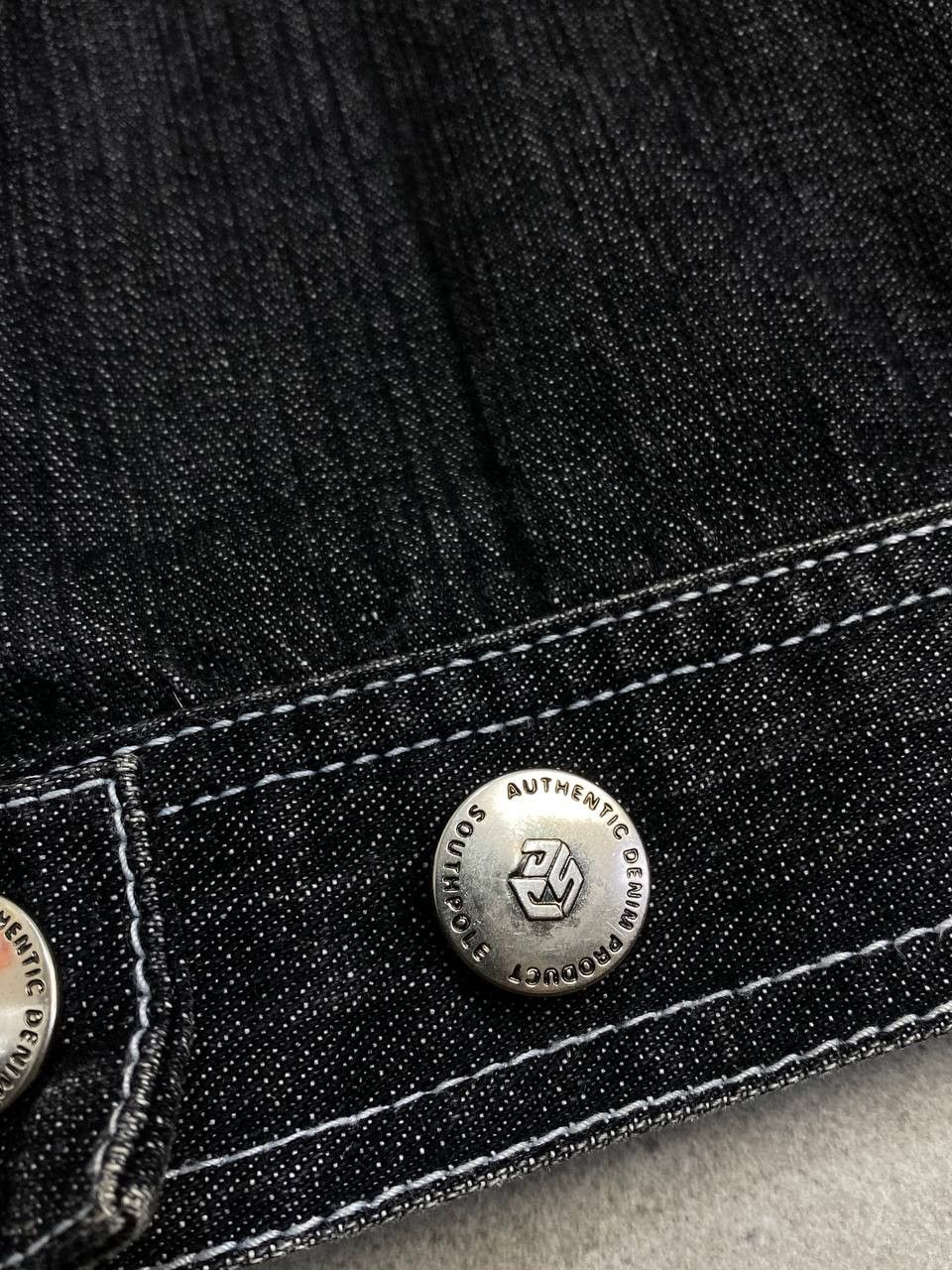 Southpole Vintage South Pole Washed Denim Pocket Zip Jacket Size US XL / EU 56 / 4 - 17 Thumbnail
