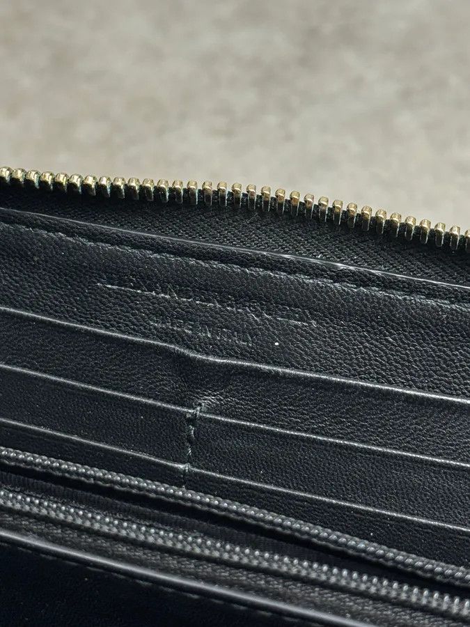 Alexander McQueen Alexander McQueen Black Spine & Skull Leather Wallet Size ONE SIZE - 10 Thumbnail