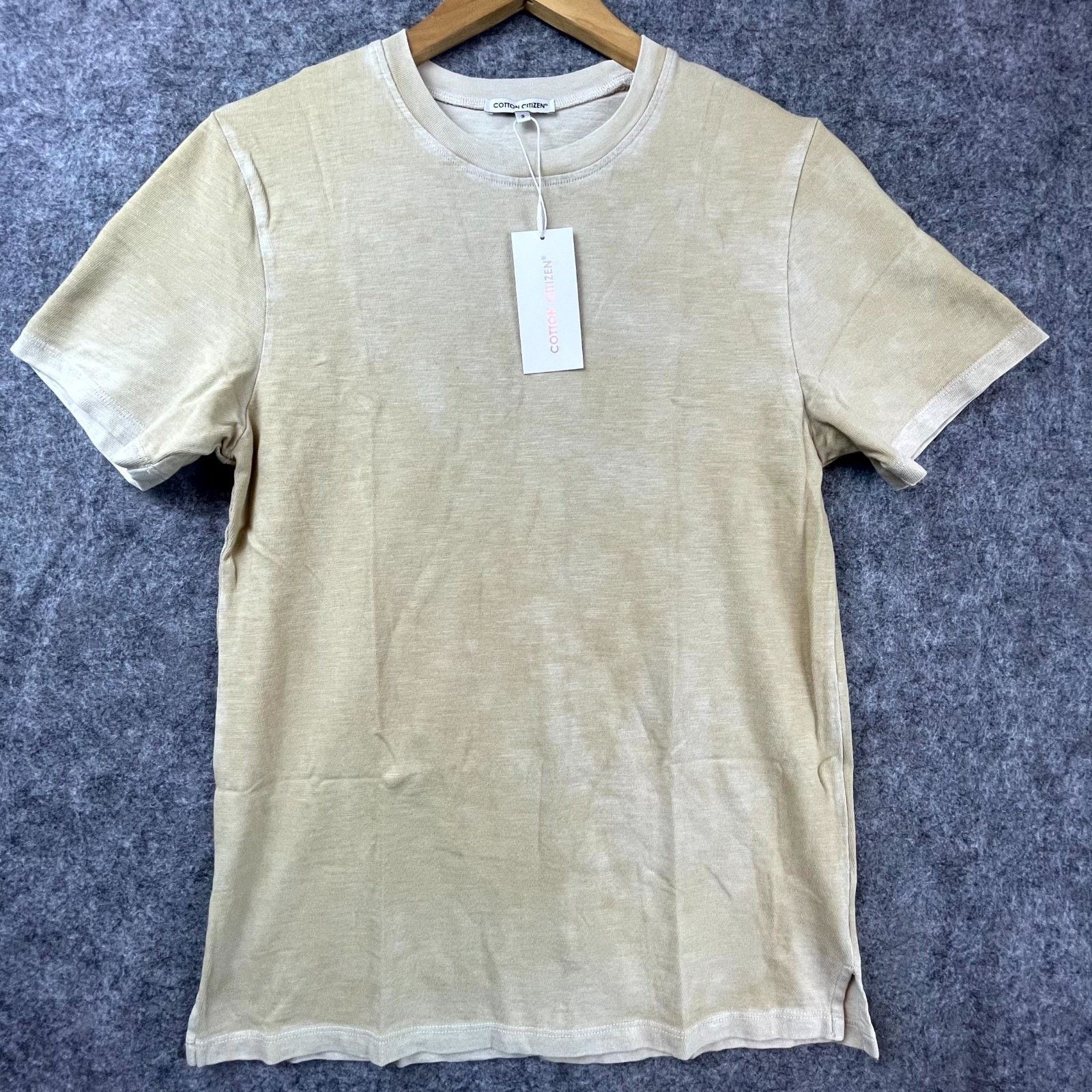 COTTONCITIZEN Cotton Citizen Presley T-Shirt Men Small Cashew Vintage Wash Size US S / EU 44-46 / 1 - 1 Thumbnail