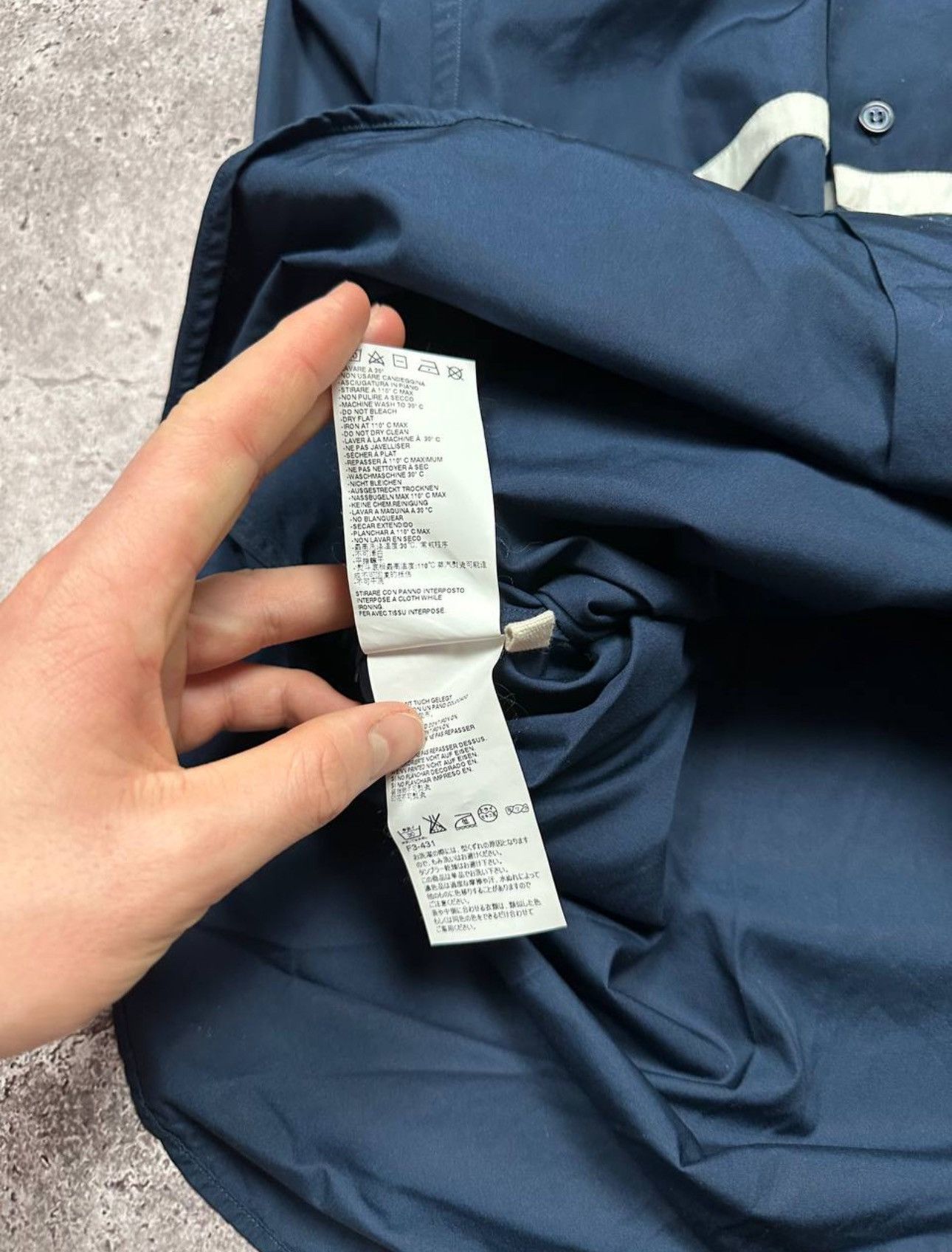 Marni MARNI Blue Pocket Casual Shirt Size US M / EU 48-50 / 2 - 11 Thumbnail