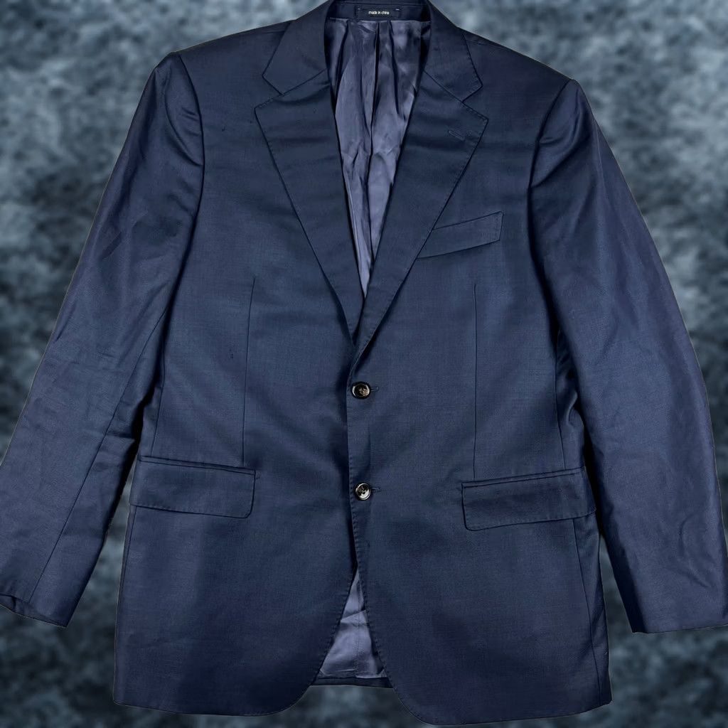 Suitsupply Suitsupply Canonico Wool Sport Coat Blazer 42R Mens Blue Surgeon Cuffs READ Size 42R - 1 Thumbnail