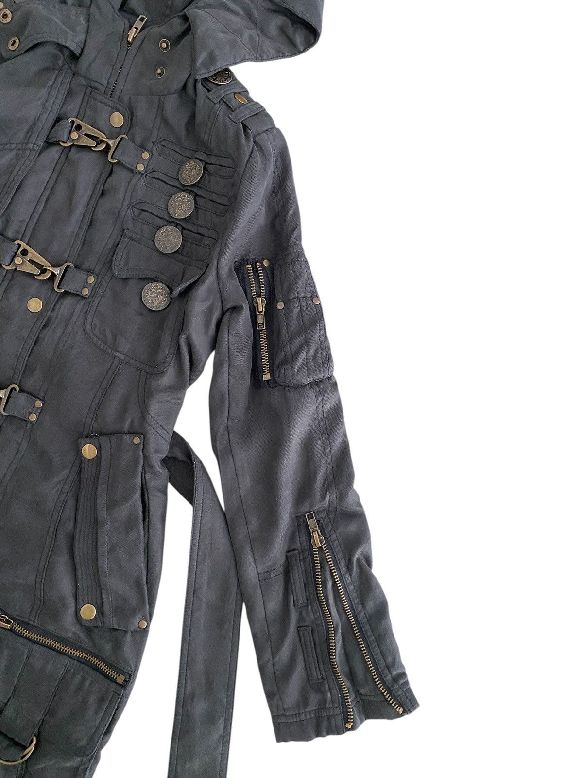 Hysteric Glamour × Japanese Brand × Le Grande Bleu (L.G.B.) 🇯🇵 SWORDFISH PUNK JACKET MULTIPOCKET DESIGN L.G.B HOODIE Size US M / EU 48-50 / 2 - 11 Thumbnail