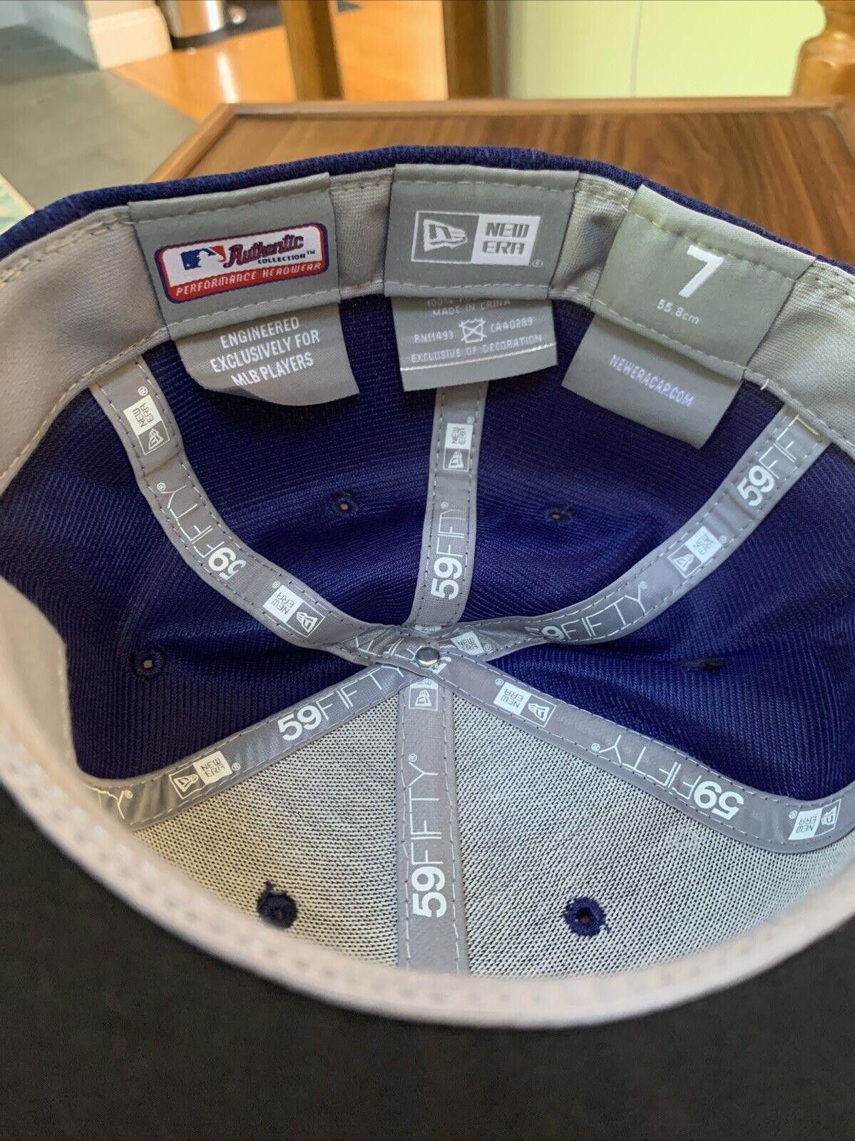 New Era NEW Vintage Los Angeles Dodgers Hat Cap "D" Logo Size 7 Size ONE SIZE - 5 Thumbnail