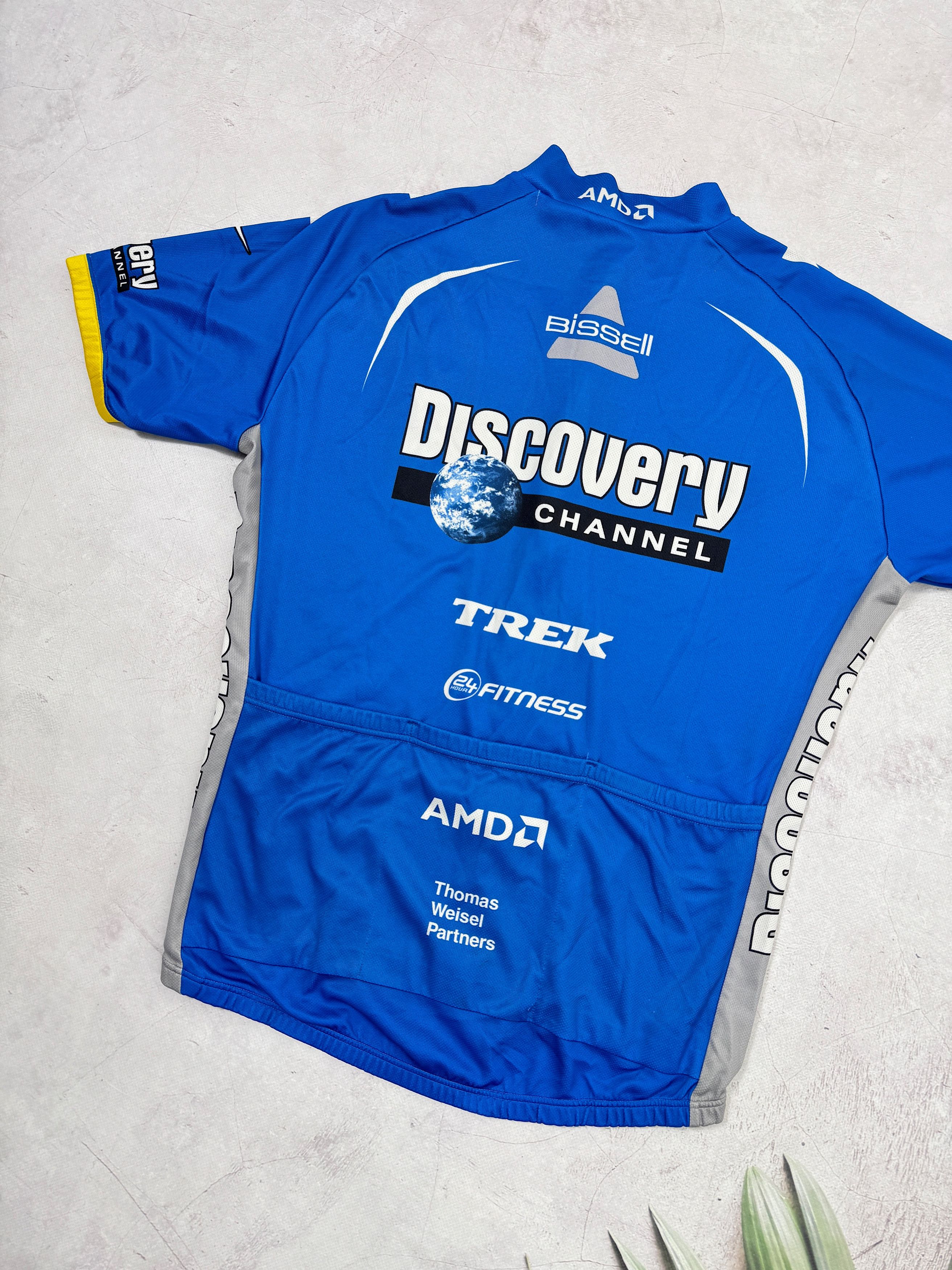 Nike Nike Discovery Cycling Jersey Trek 24 Hour Fitness AMD Size US M / EU 48-50 / 2 - 9 Thumbnail