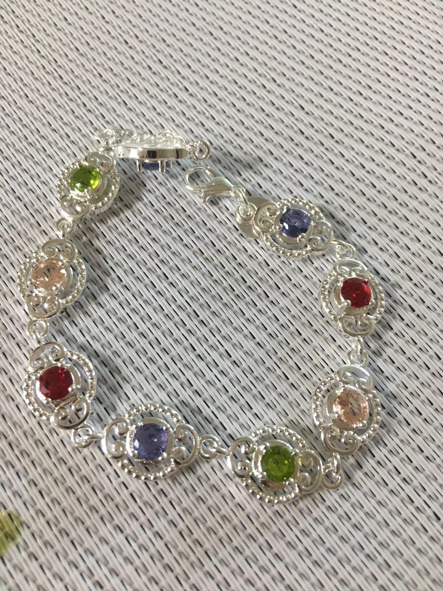 Jewelry Crystal Charm Bracelet Size ONE SIZE - 2 Thumbnail