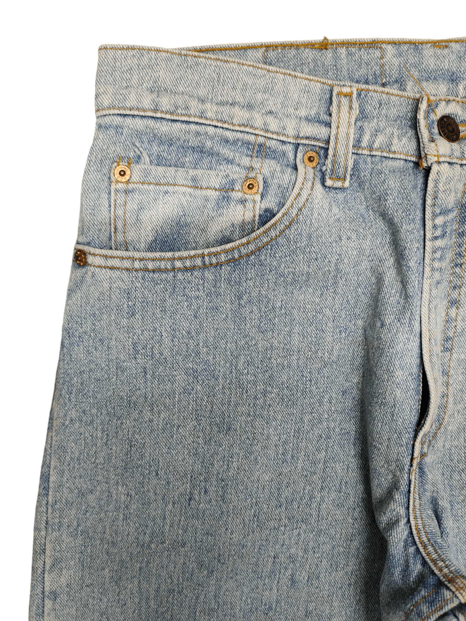 Levi's Vintage 90s Levi's 550 Sand Light Wash Denim Jeans Size US 31 - 3 Thumbnail