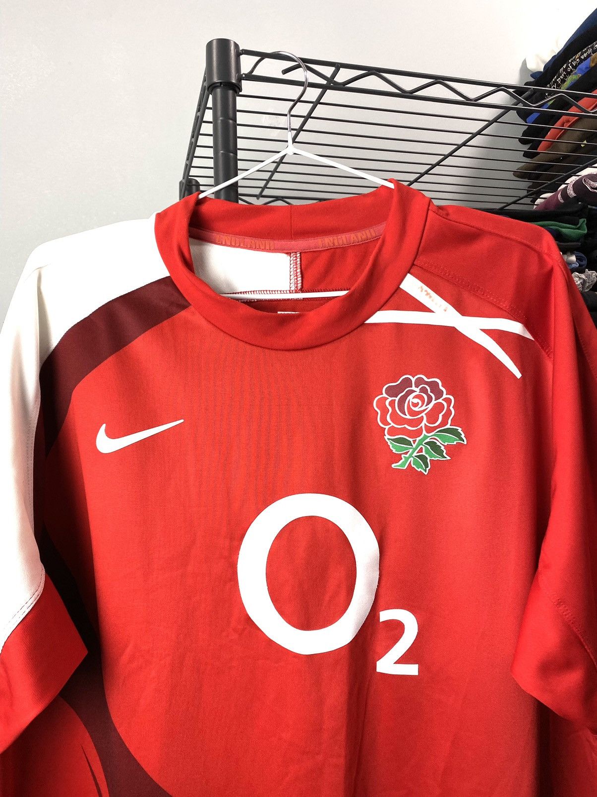 Nike 2000’s Vintage Nike England Rugby Jersey T Shirt Size US XL / EU 56 / 4 - 2 Thumbnail