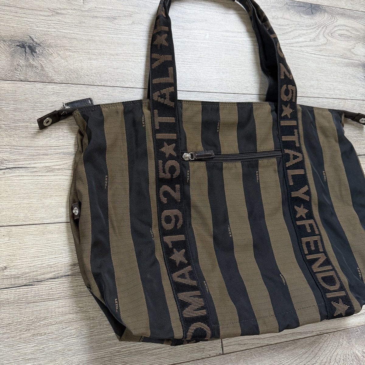 Fendi Vintage Fendi Zucca Small Monogram Handle Bag Size ONE SIZE - 3 Thumbnail