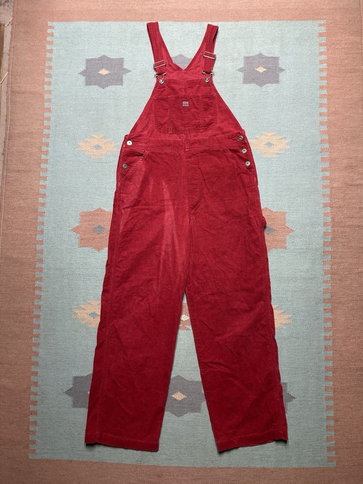 Vintage Union bay overalls jeans velour soft cotton y2k skater small Size US 34 / EU 50 - 1 Thumbnail