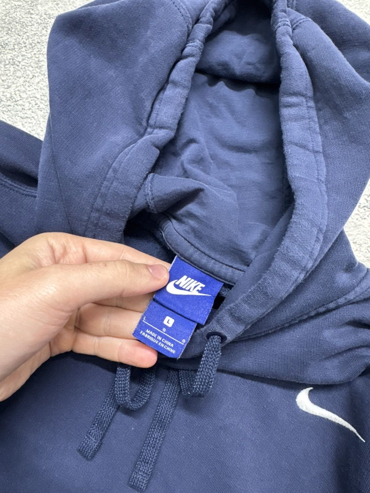 Nike Vintage Y2K Nike Mini Swoosh Hoodie 00’s Size US L / EU 52-54 / 3 - 10 Thumbnail