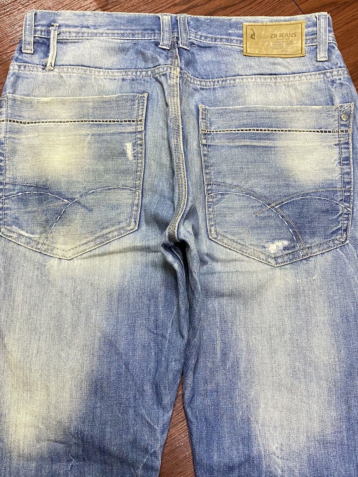 Rhude × Zara Vintage Zara Jeans 1975 Faded Distressed Size US 31 - 4 Thumbnail