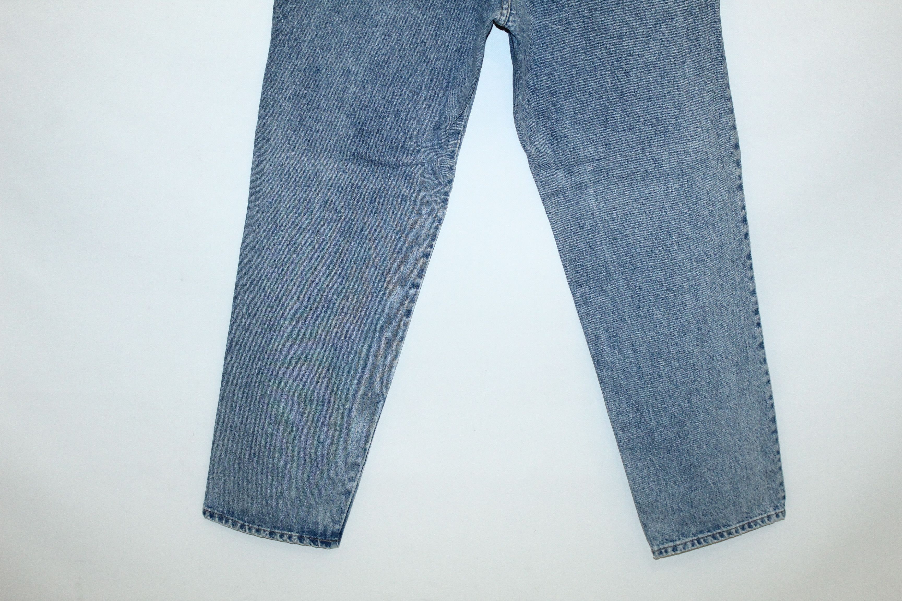 Japanese Brand Rare🔥80's Hard Core essential taper stonewash baggy jeans Size US 33 - 7 Thumbnail
