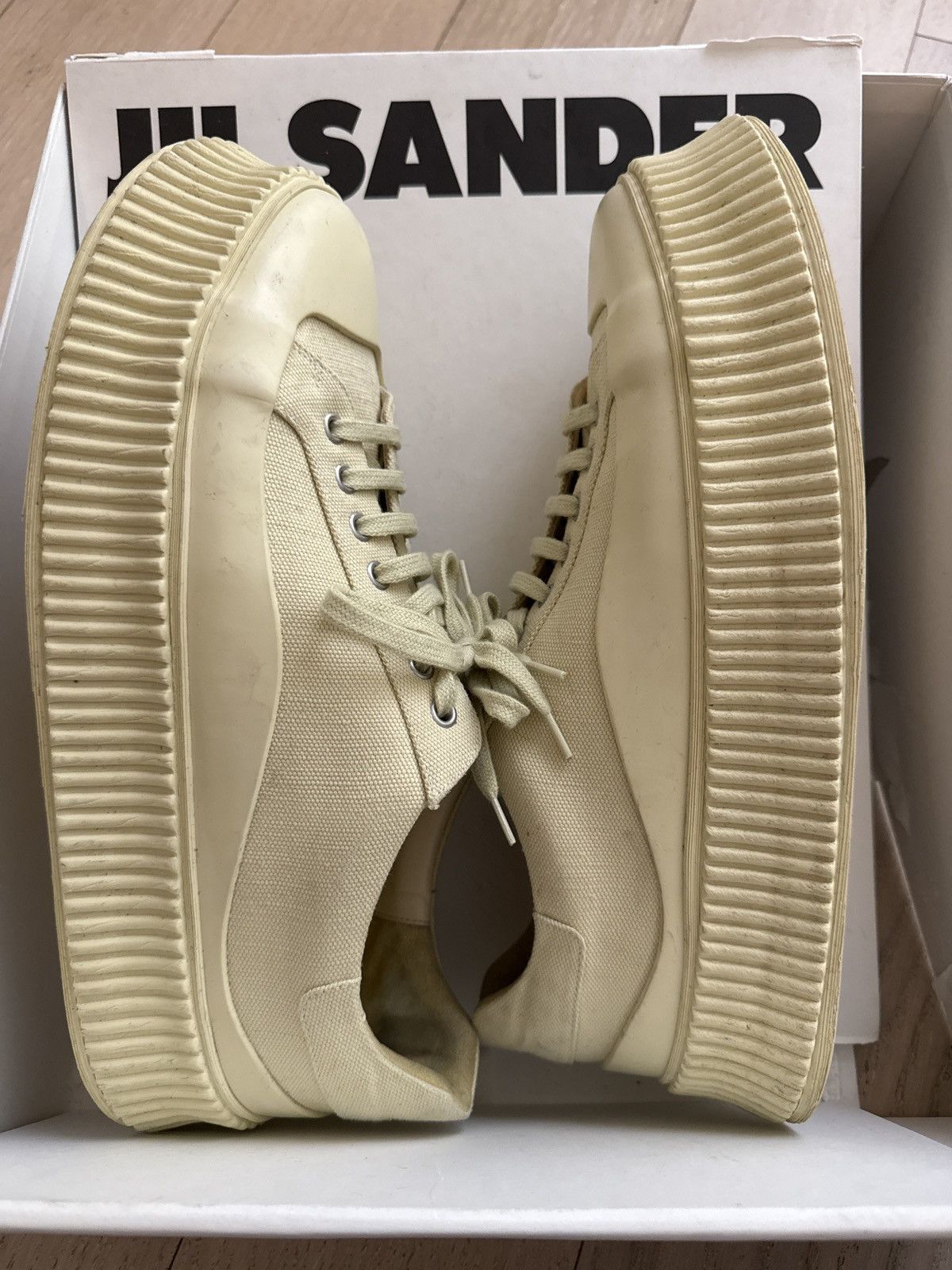 Jil Sander Jil Sander creeper sneaker large fitting 44 Size US 11.5 / EU 44-45 - 4 Thumbnail