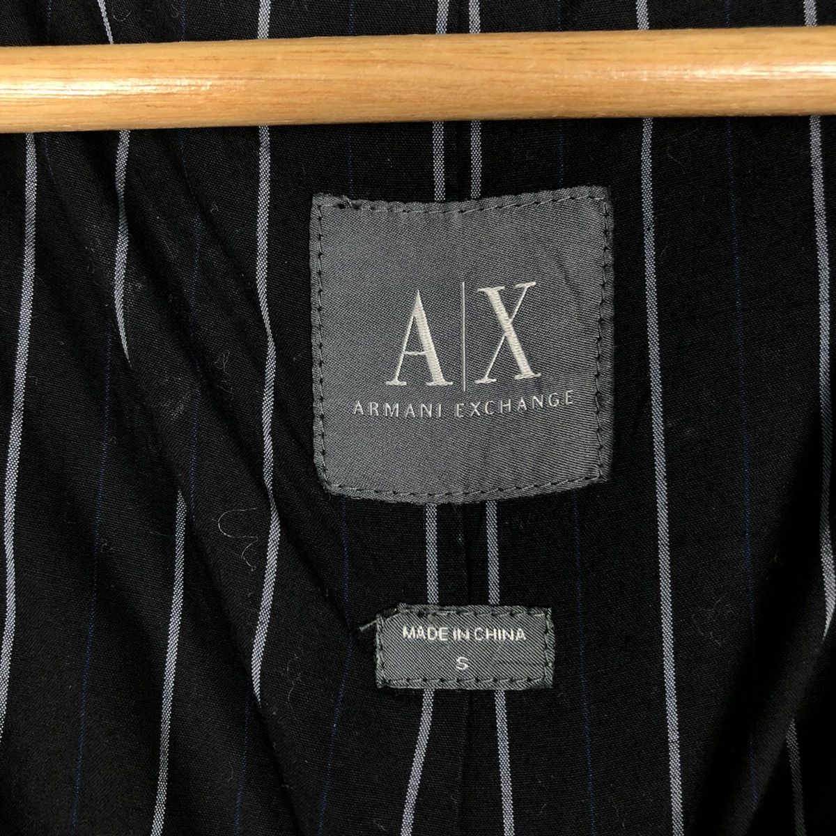 Armani Exchange 🔥CROPPED BIKER JACKET RACER STRIPED DESIGN ARMANI EXCHANGE Size US S / EU 44-46 / 1 - 16 Thumbnail