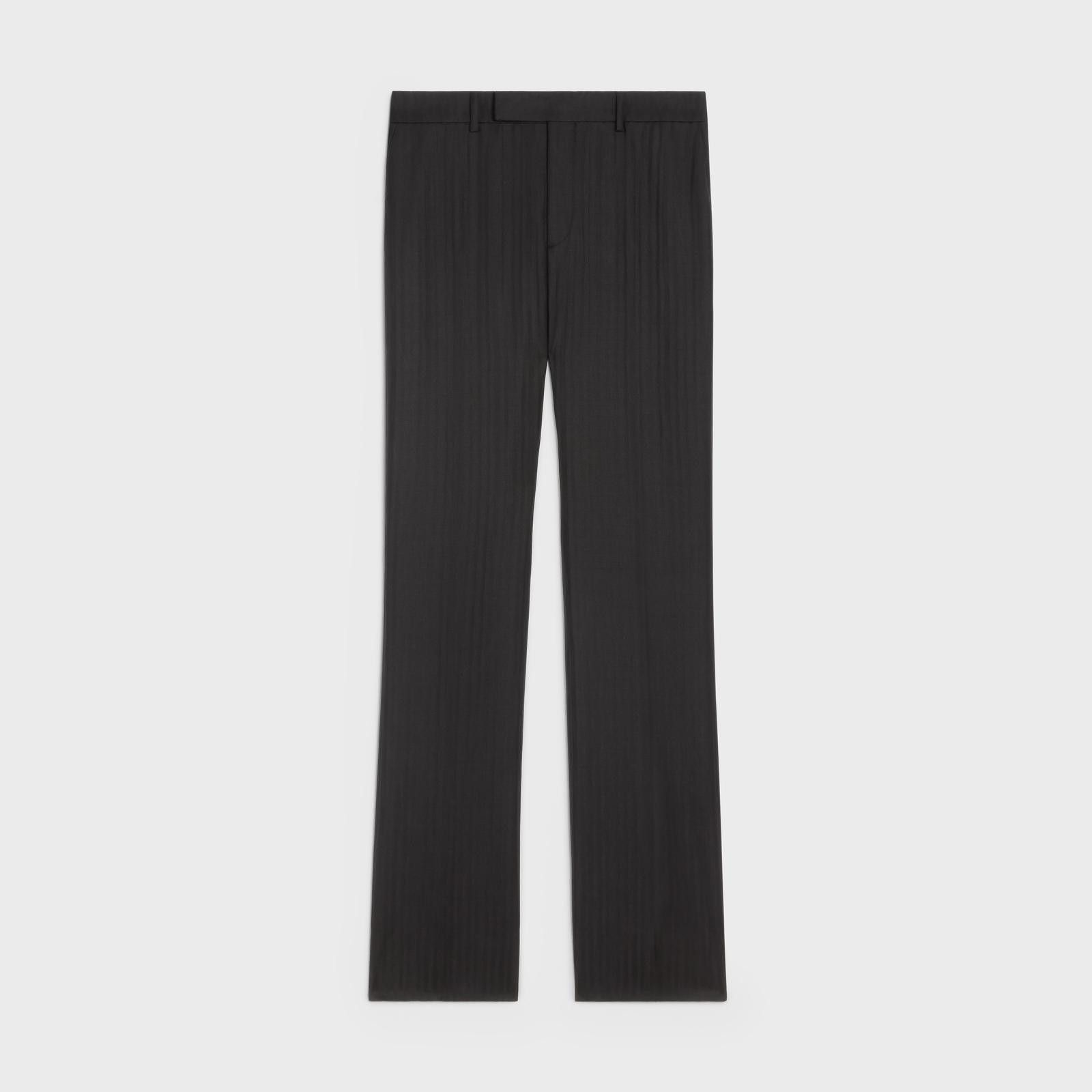 Celine × Hedi Slimane SS20 Flared Trousers Pants in Navy
