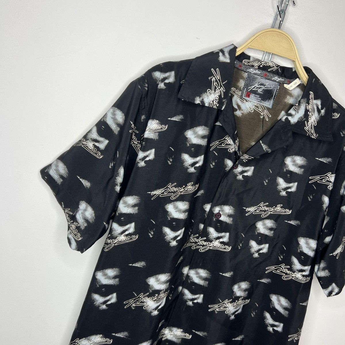 Karl Kani × Vintage Vintage 90s Karl Kani all over print hype streetwear shirt Size US M / EU 48-50 / 2 - 3 Thumbnail