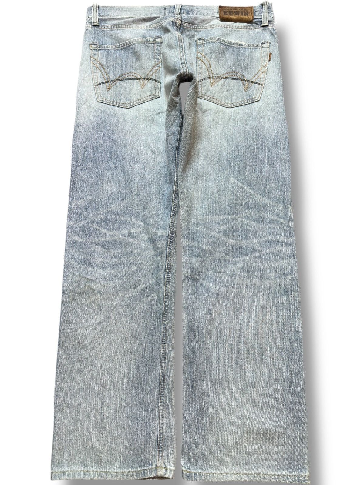 Edwin Vintage Edwin 503V Selvedge Faded Distressed Denim Size US 36 / EU 52 - 6 Thumbnail