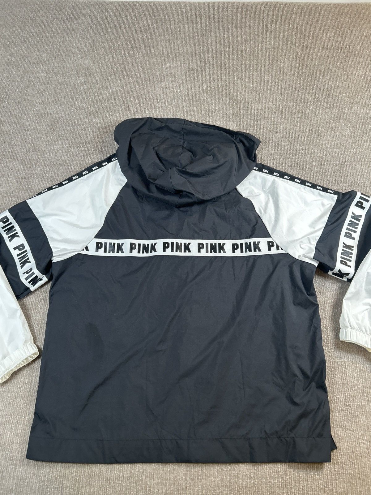 Victoria's Secret Victoria’s Secret PINK Women’s XS Hooded Windbreaker 1068 Size XS / US 0-2 / IT 36-38 - 6 Thumbnail