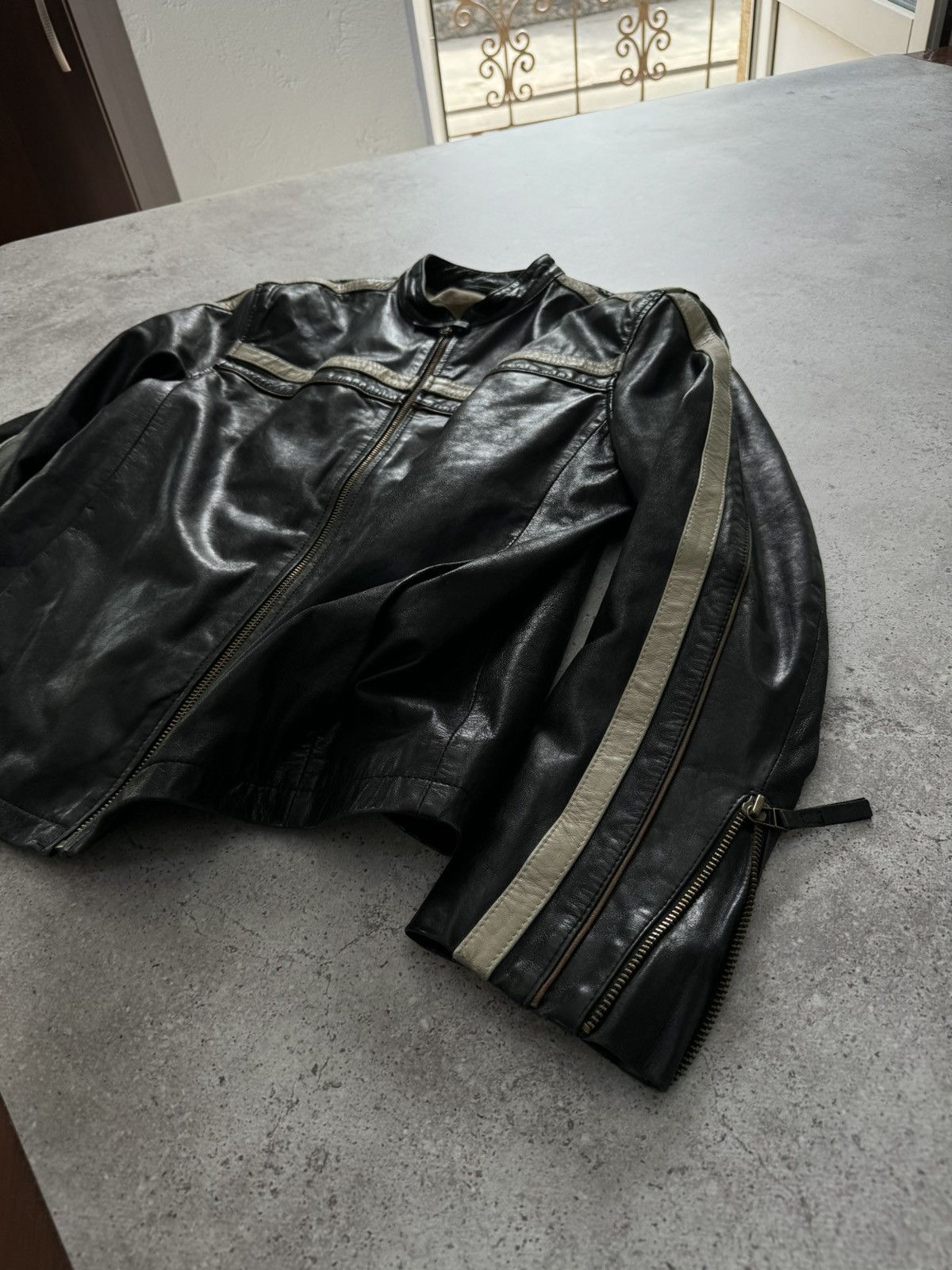 Yohji Yamamoto VNT 00s Soft Real Leather Racing Jacket Size US L / EU 52-54 / 3 - 6 Thumbnail