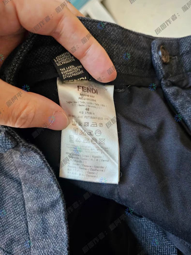 Fendi FENDI Men's Casual Pants. Q4 Size US 34 / EU 50 - 3 Thumbnail