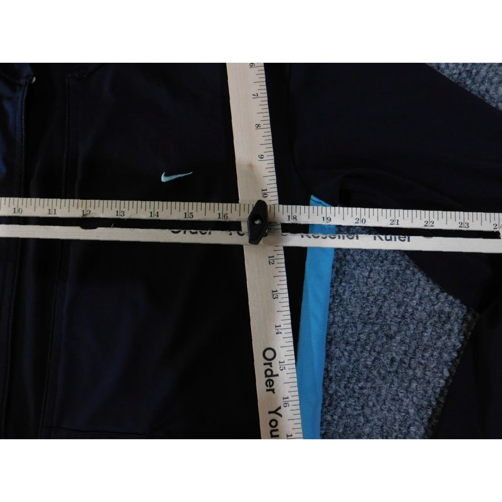 Nike Nike Jacket Womens Large Navy Blue Athletic Full Zip Hoodie Swoosh Logo Size M / US 6-8 / IT 42-44 - 6 Thumbnail