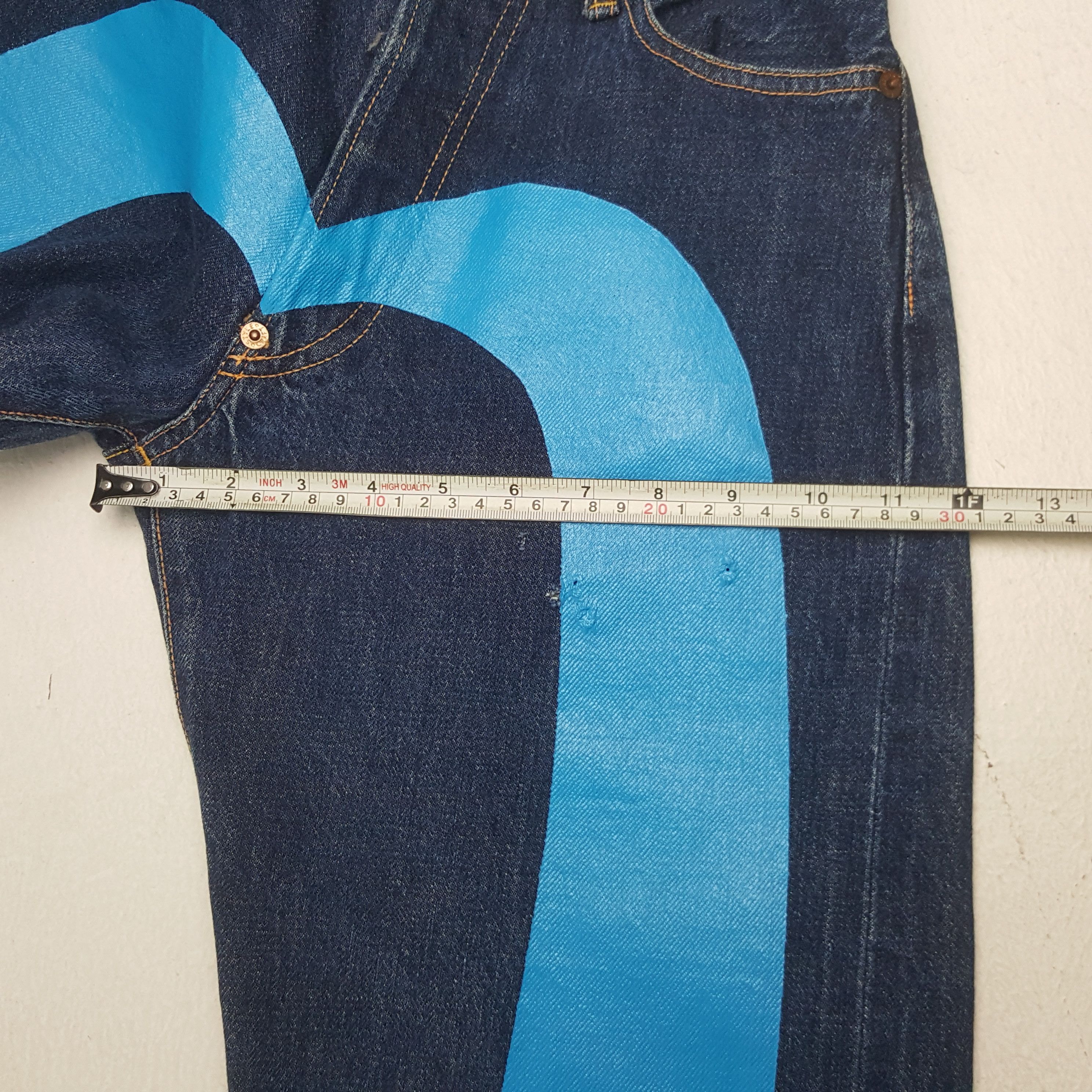 Japanese Brand Vintage Evis Japanese Brand Daicock Denim Jeans C280N24 Size 24" / US 00 / IT 34 - 11 Thumbnail