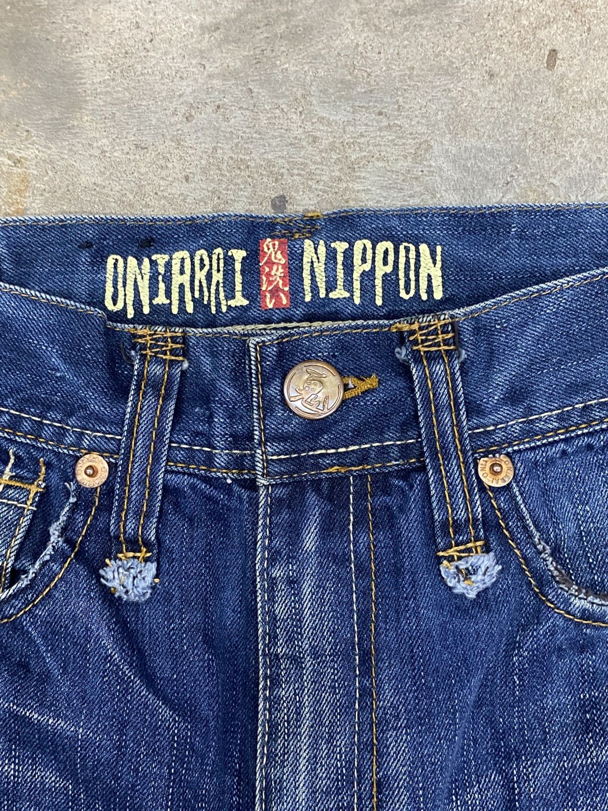 Japanese Brand × Le Grande Bleu (L.G.B.) 💥Bindding Offer💥 Rare oniarai nippon jeans Size US 30 / EU 46 - 4 Thumbnail