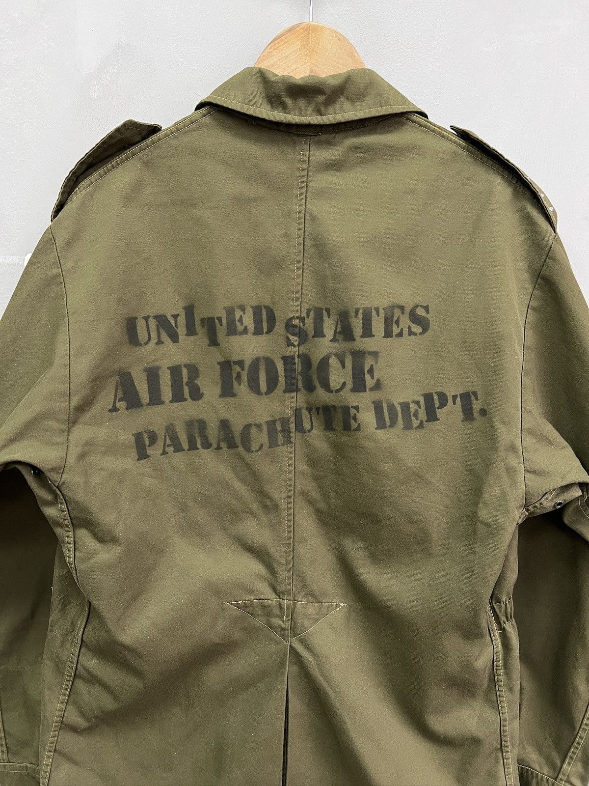 Le Laboureur 90s archive custom made USA AIR FORCE parachute dept jacket Size US M / EU 48-50 / 2 - 9 Thumbnail