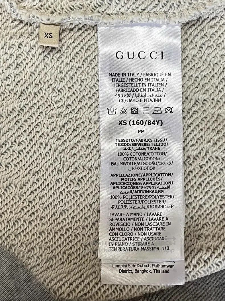 Gucci Gucci Grey hooded sweatshirt Size US XS / EU 42 / 0 - 6 Thumbnail