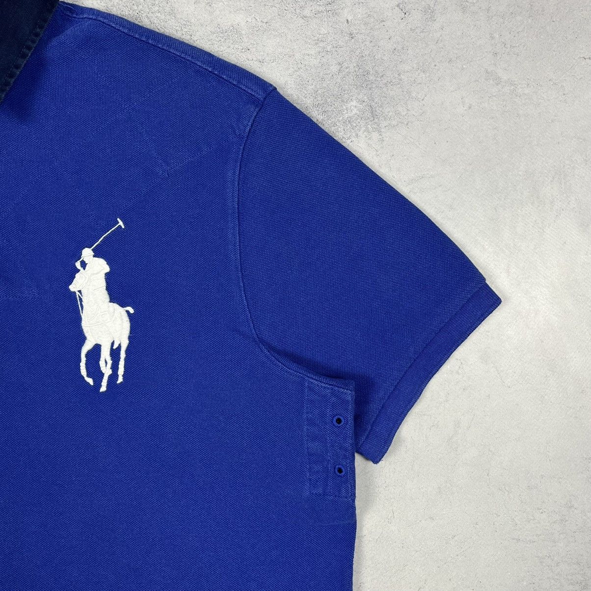 Polo Ralph Lauren Vintage Polo Ralph Lauren 3 Big Logo Polo Rugby Shirt 90’s Size US L / EU 52-54 / 3 - 7 Thumbnail