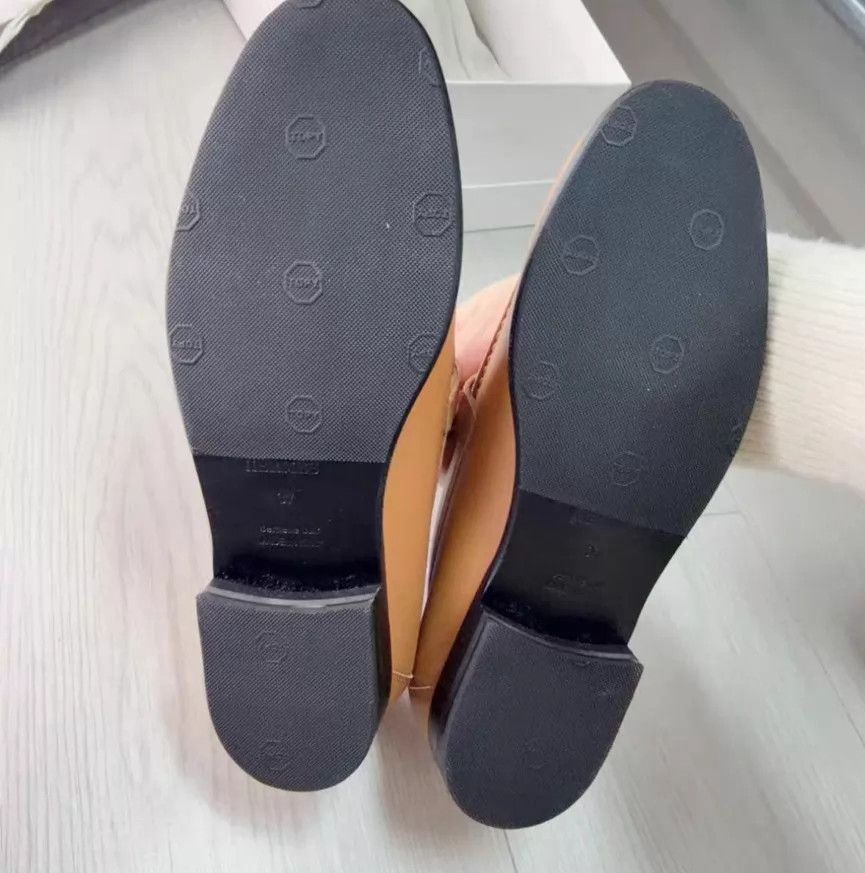 Hermes Hermes leather shoes 37 brown Size US 6 / IT 36 - 3 Thumbnail