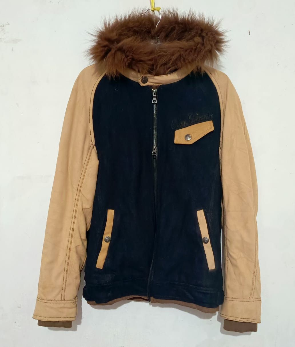 If Six Was Nine × In The Attic × Le Grande Bleu (L.G.B.) In The Attic - Fur bomber Raider Double Layer Double Zip up Size US M / EU 48-50 / 2 - 3 Thumbnail