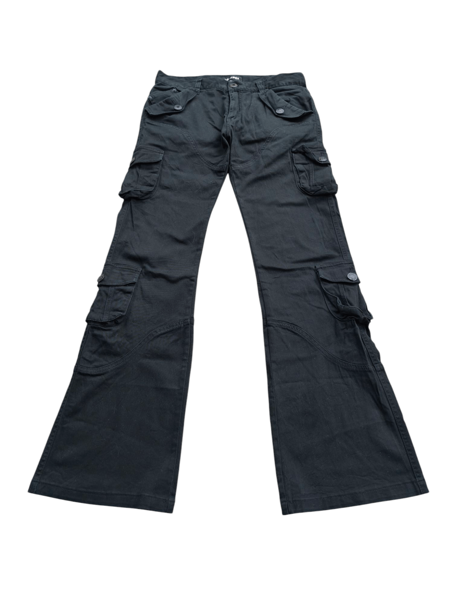 Japanese Brand × Le Grande Bleu (L.G.B.) Lowbox eight pocket flare pants Size US 31 - 1 Thumbnail
