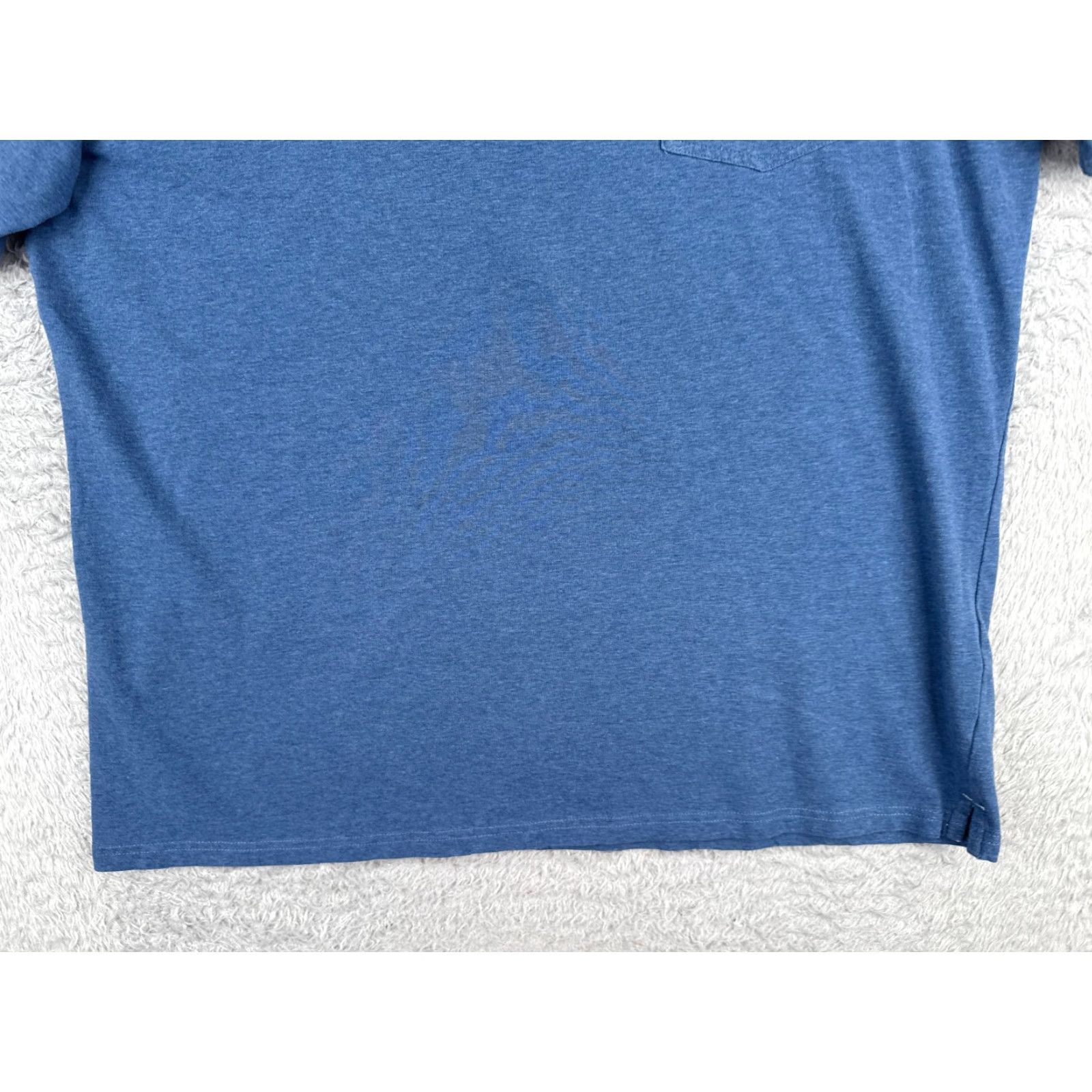 johnnie-O johnnie-O Polo Shirt Men Extra Large Heather Blue Cotton Jersey Short Sleeve Shirt XL Blue Polo Modern American Sports Mens - Size US XL / EU 56 / 4 - 5 Thumbnail