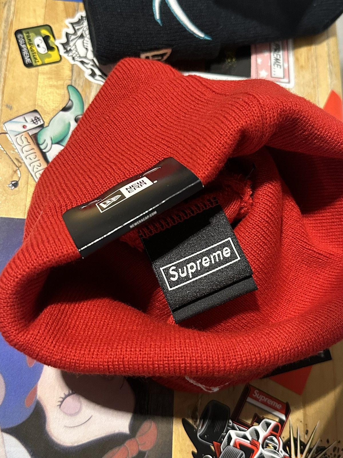 Supreme (Red) Supreme Tribal Beanie Size ONE SIZE - 6 Thumbnail