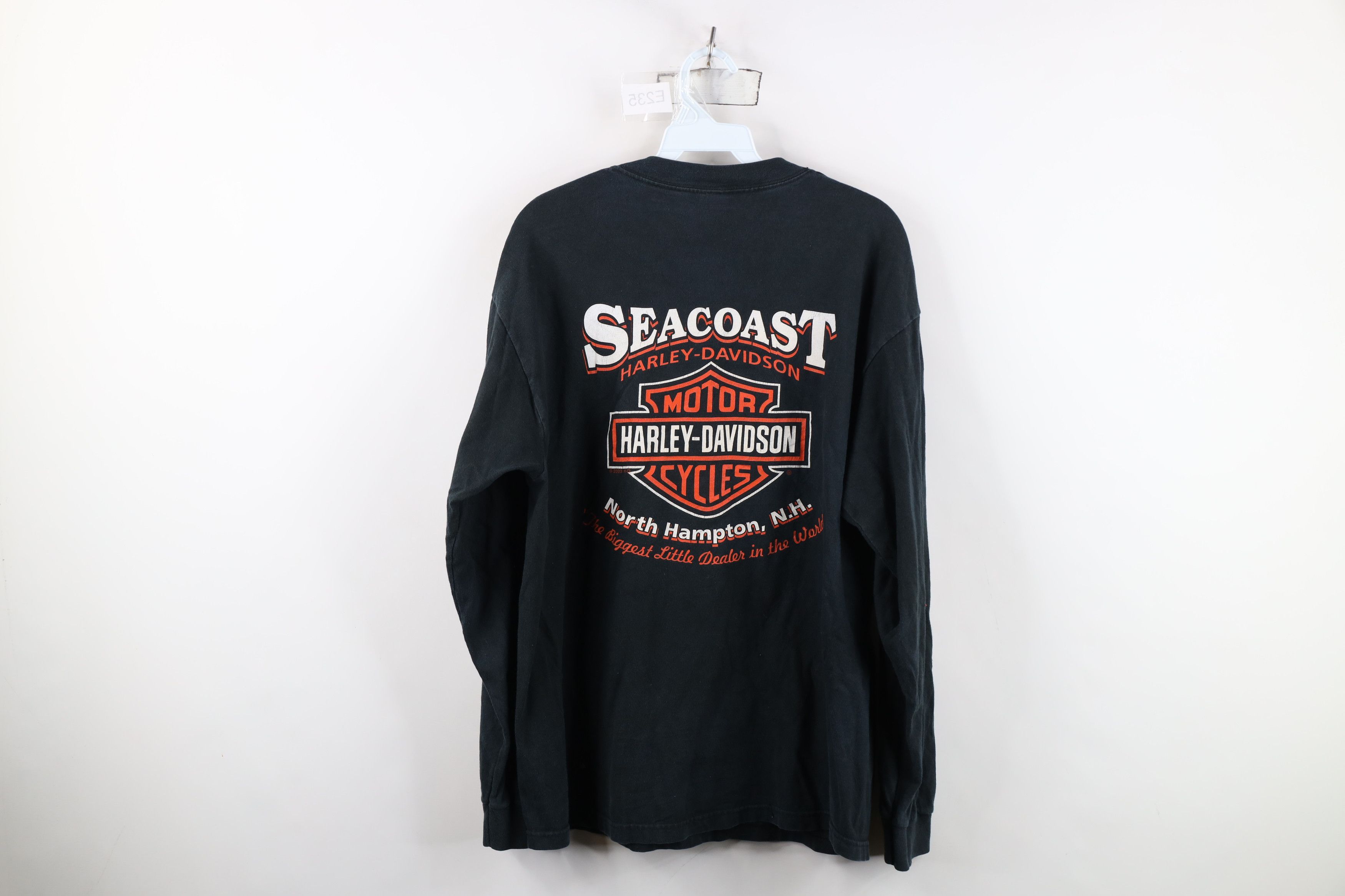 Harley Davidson Vintage Harley Davidson Flames Long Sleeve T-Shirt Black Size US M / EU 48-50 / 2 - 13 Thumbnail