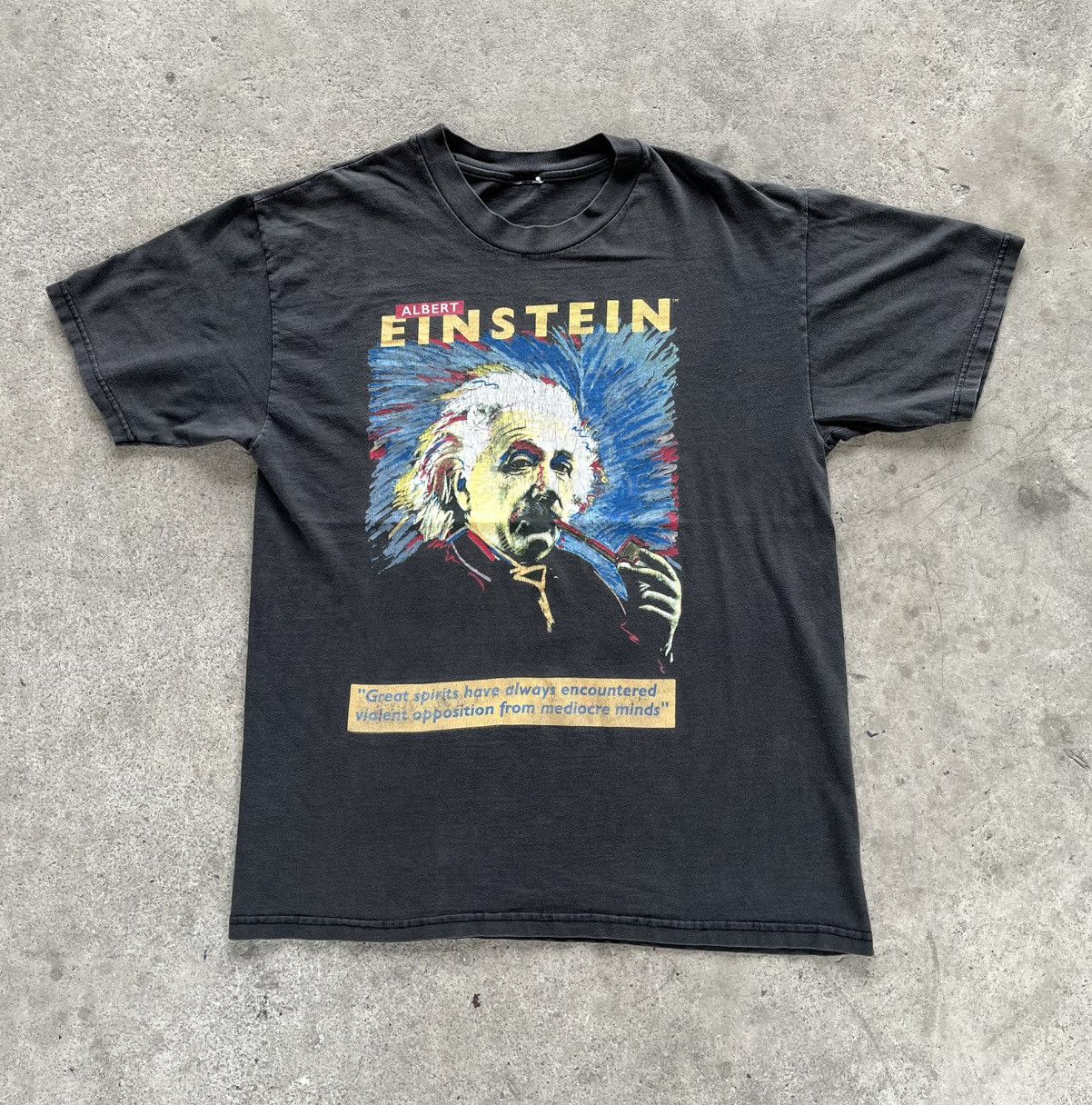 Vintage Albert Einstein t-shirt 1996’s Size US XL / EU 56 / 4 - 1 Thumbnail