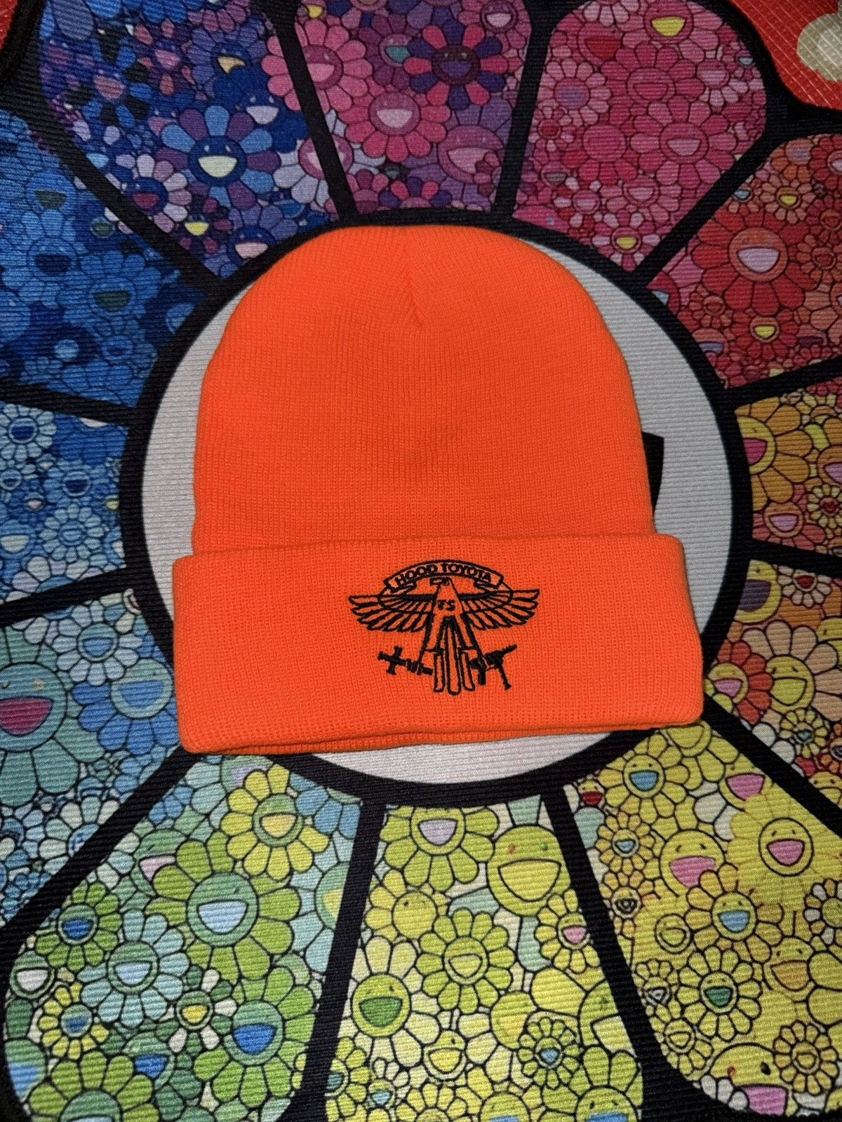 Travis Scott Hood Toyota Flame Beanie Size ONE SIZE - 1 Thumbnail