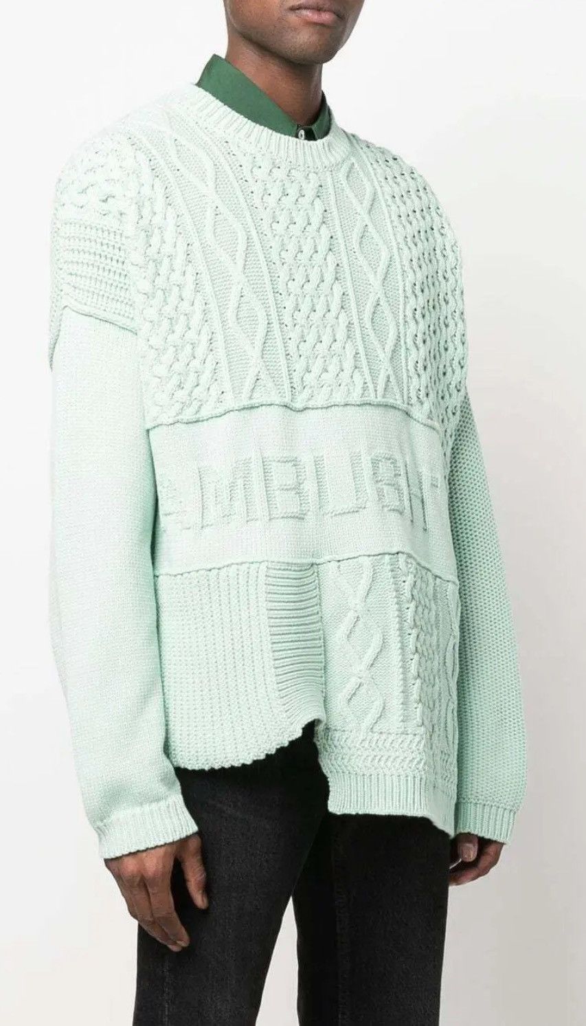 Ambush Design Ambush Asymmetrical Cable Knit Size US XL / EU 56 / 4 - 1 Thumbnail