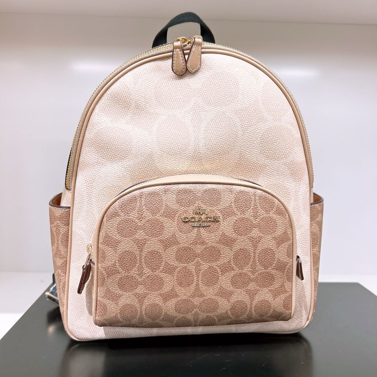 Coach Court Backpack In Blocked Signature Canvas CZ771 | Grailed