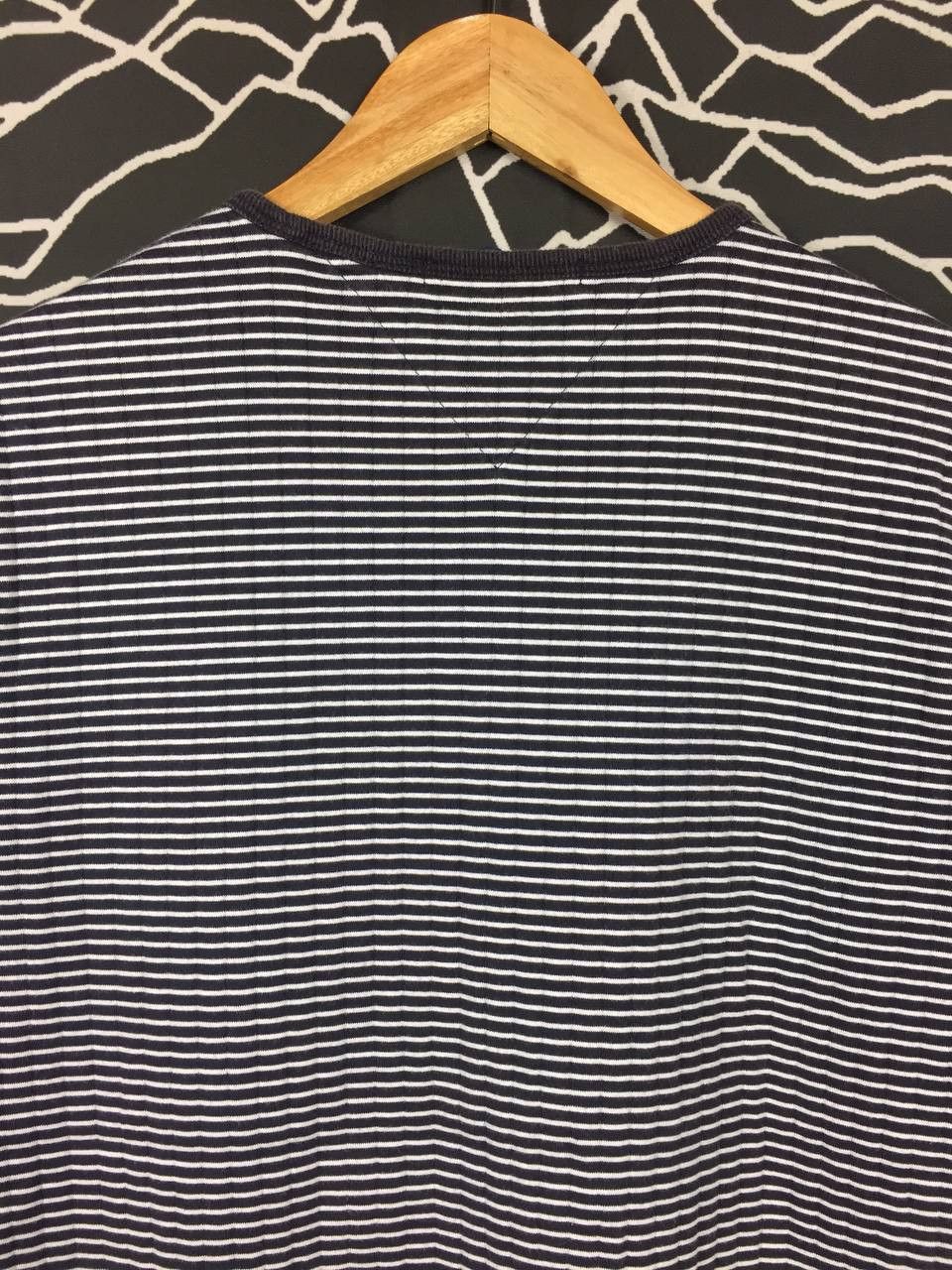 Tommy Hilfiger × Vintage Vtg Tommy Hilfiger Small Logo Striped Ringer Tee Size US M / EU 48-50 / 2 - 6 Thumbnail