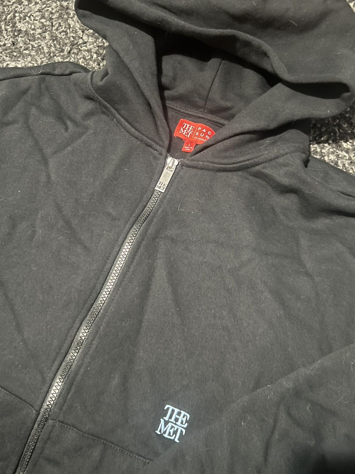 Pacsun Pacsun x THE MET Zip Up Hoodie Size US L / EU 52-54 / 3 - 2 Thumbnail
