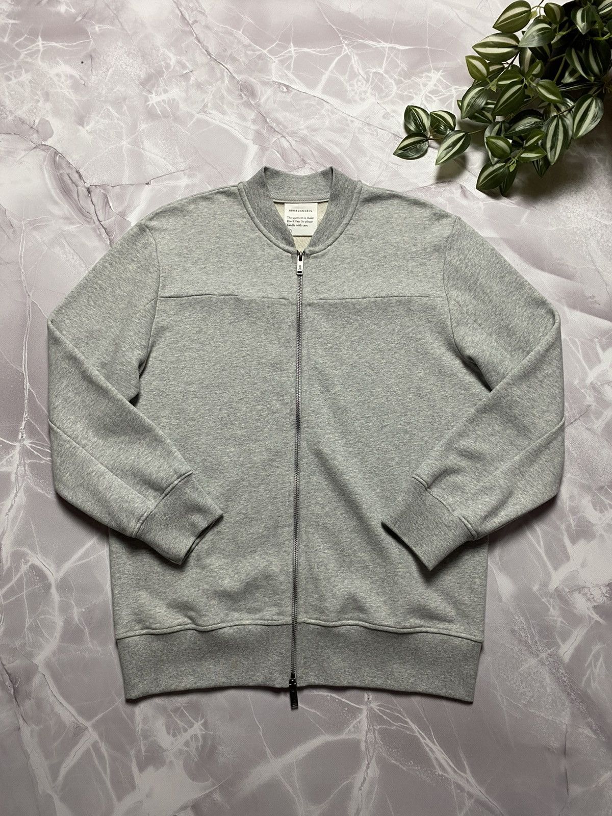 Designer Armedangels Zip Sweatshirt Organic Cotton Minimalist Size M Size US M / EU 48-50 / 2 - 1 Thumbnail