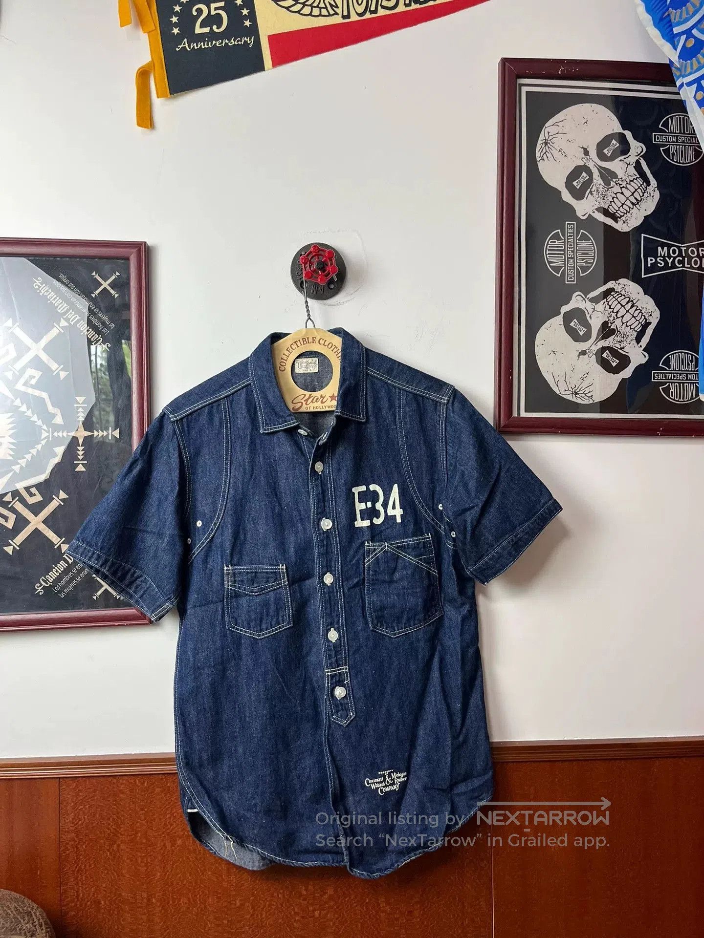 Freewheelers Freewheelers Railway Shirt. Size US L / EU 52-54 / 3 - 1 Thumbnail