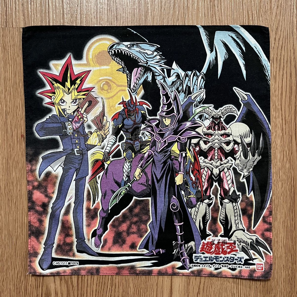 Vintage Vintage90s Yugioh Handkerchief Size ONE SIZE - 1 Thumbnail