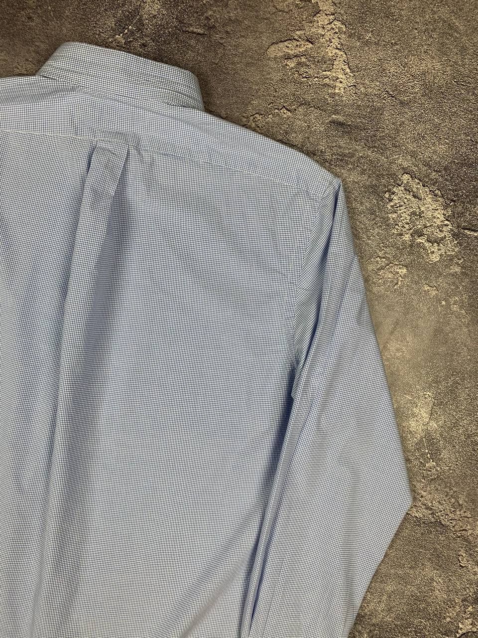 Polo Ralph Lauren Polo Ralph Lauren Men's Shirt Light Blue Gingham Size US L / EU 52-54 / 3 - 14 Thumbnail