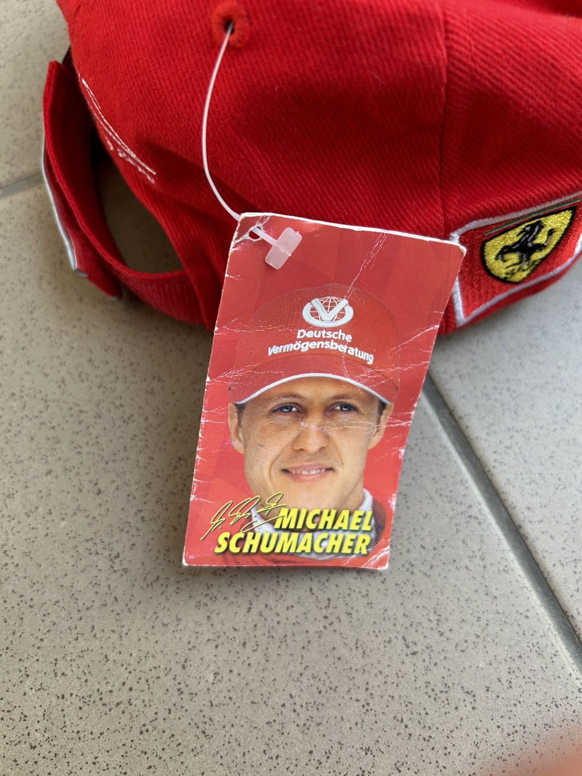 Ferrari × Vintage Cap Ferrari Michael Schumacher 2000 Size ONE SIZE - 6 Thumbnail