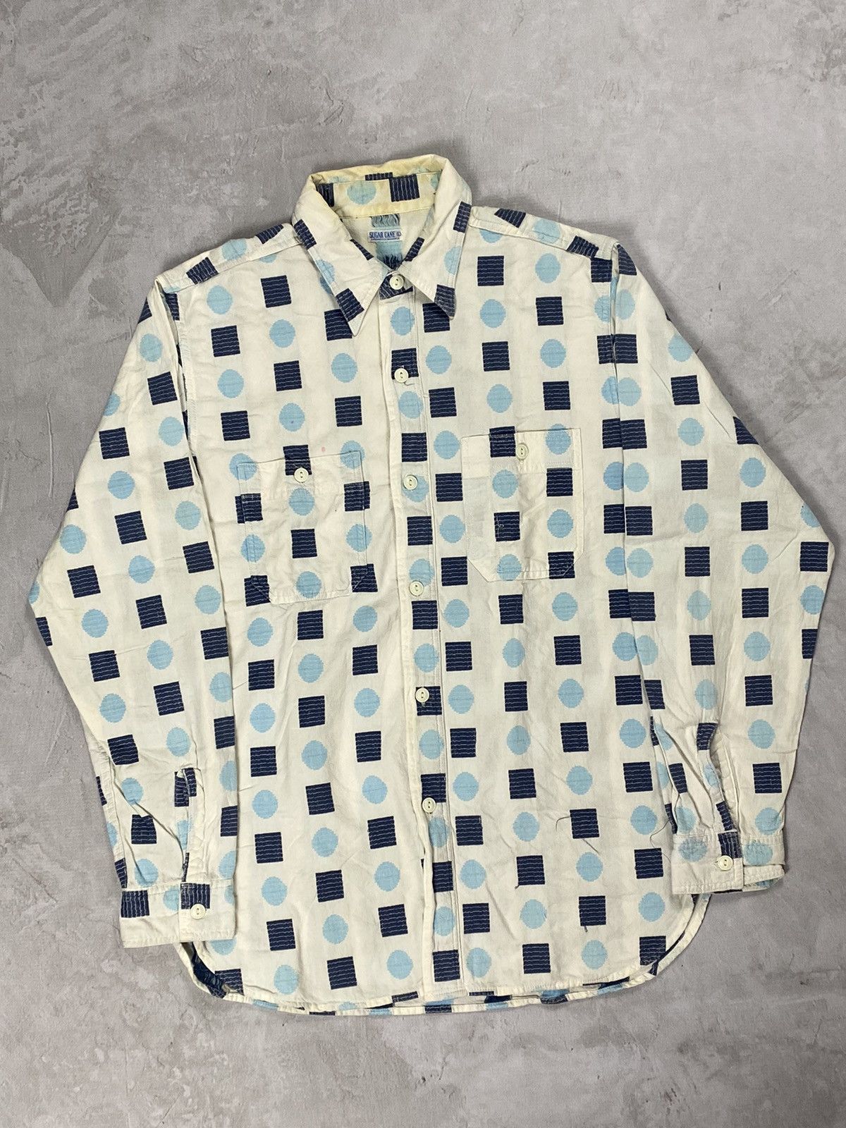 Sugar Cane Sugar Cane Polkadot Button Shirt Size US L / EU 52-54 / 3 - 5 Thumbnail
